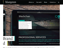 Tablet Screenshot of bluegreendesign.co.uk